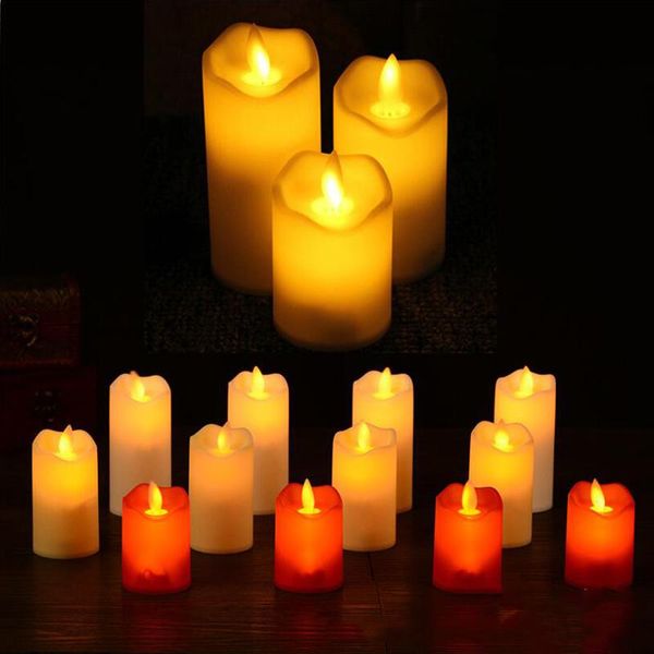 

flameless led electrical candle tea light night lamp wedding party romantic home decor candles