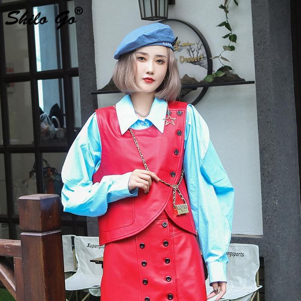 

women's vests b-8-331, Black;white