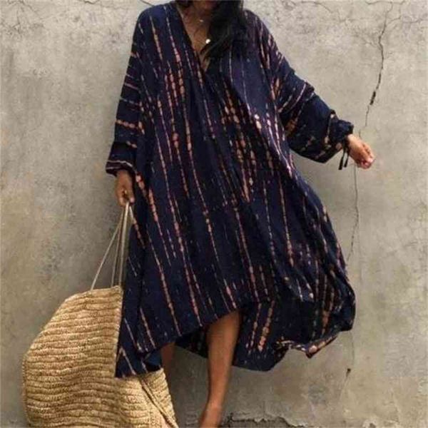 

2021 summer new print tie dyed dress beach skirt, Black;gray