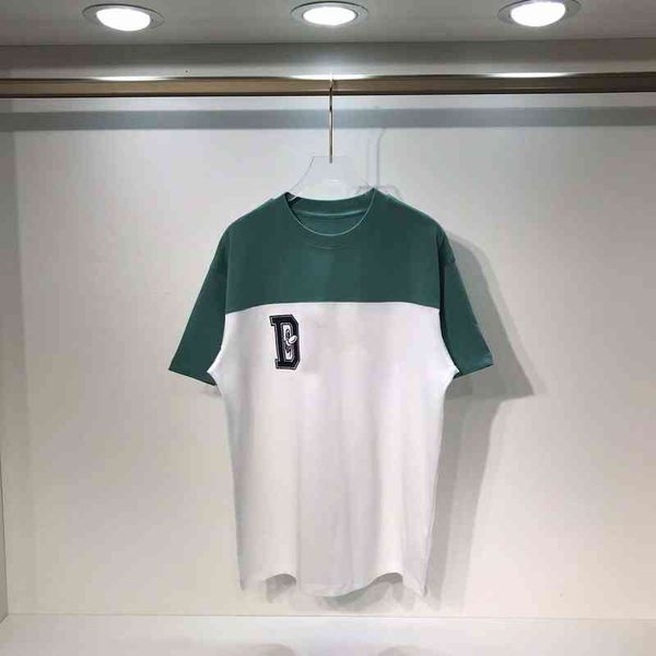 

Plus Size Hoodies & Sweatshirts ss spring and summer high grade cotton printing short sleeve round neck panel T-Shirt Size: m-l-xl--xxxl, Black