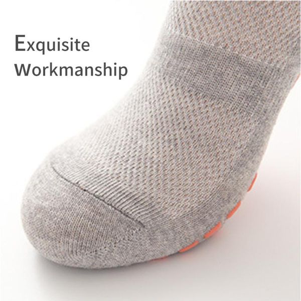

sports soccer socks solid color ankle grip for men and women cotton non-slip gripper good quality bath mats