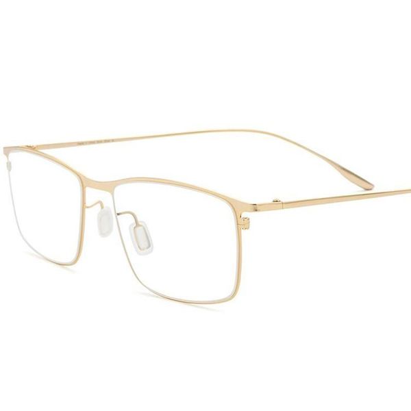 

fashion sunglasses frames business men glasses streamlined full rim women eyeglasses alloy mens optical frame super thin light, Black