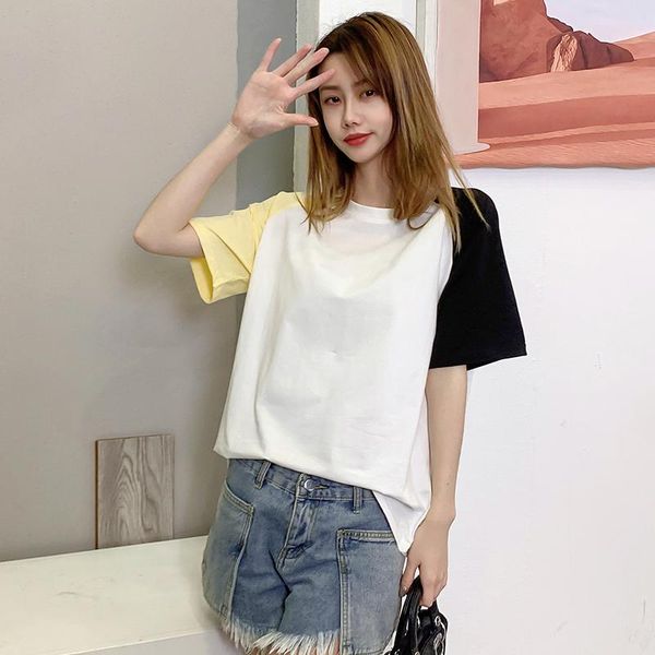 

women's t-shirt 2021 women mint short sleeve shirt garment, White
