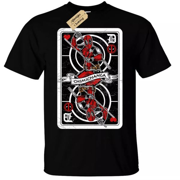 

chimichanga camiseta hombre carta de tarot, White;black
