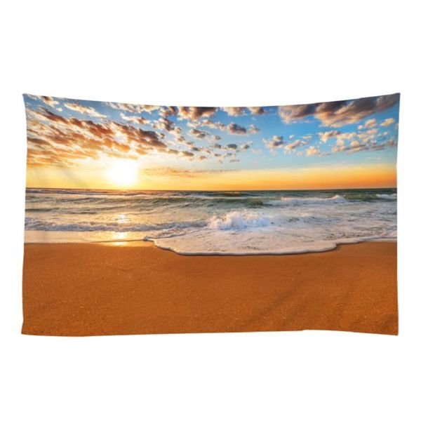 

tapestries blue scenery picnic mat tapestry for living room bedroom dorm decor