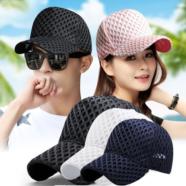 

wide brim hats 40# men's and women's cap sun protection sunshade travel net diamond hole hat adjustable snapback for women men, Blue;gray