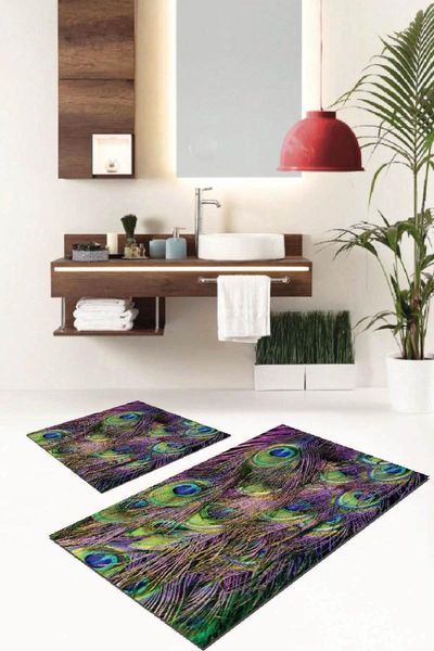 

digital bath mat set for closet 2 50x80 - 50x50cm. bs023 mats