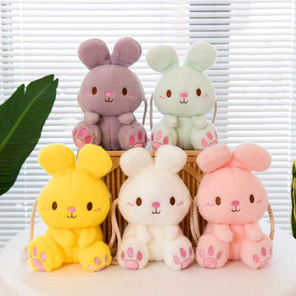 

rabbit plush messenger bag toy cartoon cute children coin purse women shoulder