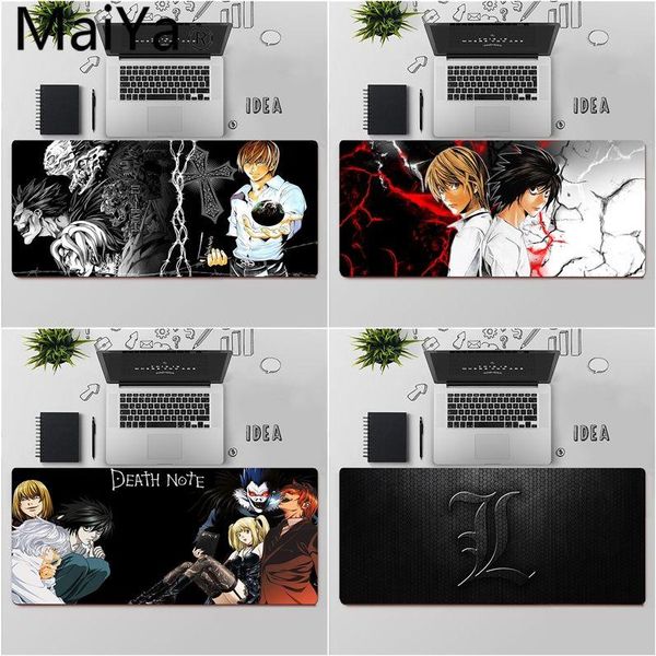 

mouse pads & wrist rests maiya death note yagami lawliet diy design pattern game mousepad large pad keyboards mat