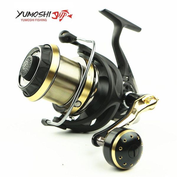 

baitcasting reels 2021 original yumoshi wf4000,wf6000,wf8000,wf9000 spinning fishing reel 9+1bb 5.5:1 saltewater carp long casting
