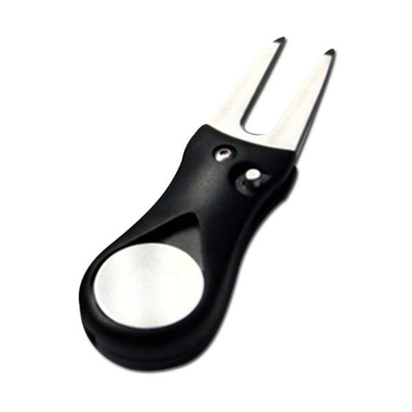 

golf training aids 1 pcs steel divot repair tool pitch groove cleaner pitchfork accessories putting green fork dropship
