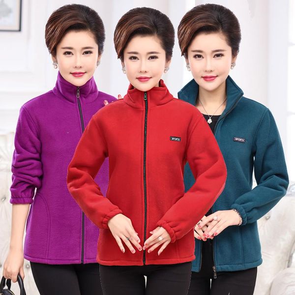 

women's hoodies & sweatshirts spring and autumn coat with velvet zipper sweatshirt blouse outdoor sports harajuku shirt women, Black