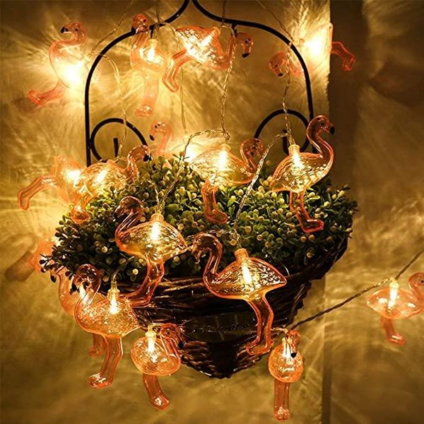 

strings 1.5m flamingo string lights led wedding decoration ramadan eid dicor battery light indoor and outdoor fairy garden