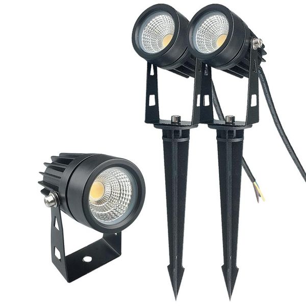

lawn lamps 10pcs 3w 5w cob outdoot waterproof led garden lamp 110 v 220v dc12v 24v outdoor lighting light landscape spotlight