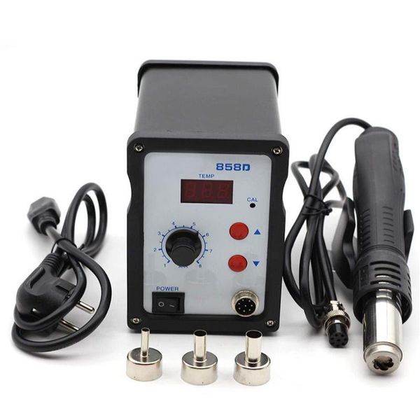 

professional heat guns air rework station temperature adjustable led display solder desolder tool jcd858d