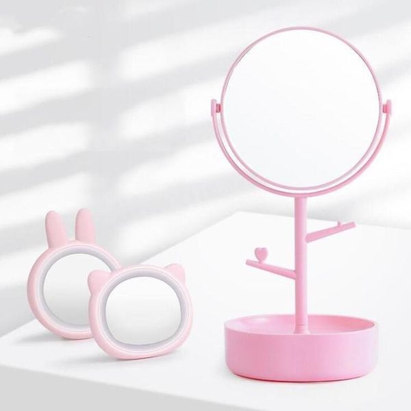 

bathroom storage & organization integrated cosmetic mirror box portable jewelry organizer