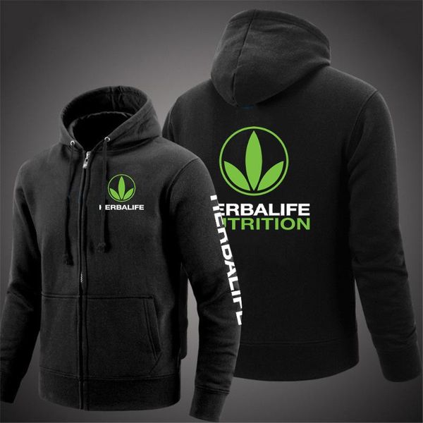 

men's hoodies & sweatshirts 2021 herbalife nutrition printing man's comfortable casual sweatshirt spring autumn hooded sports p, Black