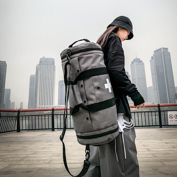 

outdoor bags large capacity and multi-functional removable one shoulder messenger bag men's sports backpack