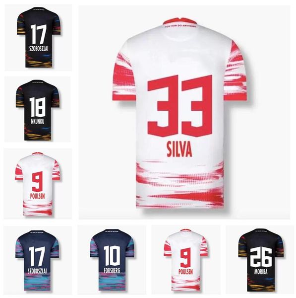 

2021 2022 rbl soccer jerseys szoboszlai poulsen 21/22 leipziges jersey angelino nkunku adams olmo kluivert silva haidara laimer moriba footb, Black;yellow
