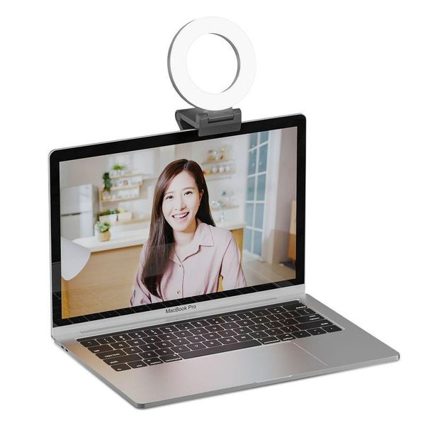 

flash heads ulanzi vijim cl-07 lapclip ringlight selfie ring light fill with clamp vlog live makeup conference webcame