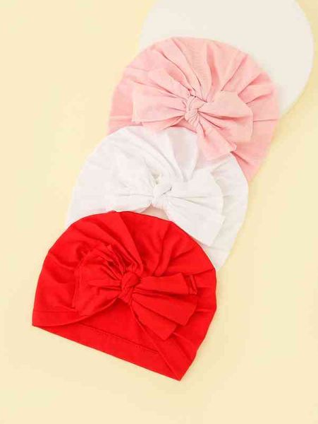 

3pcs baby bow decor head wrap she01, Yellow