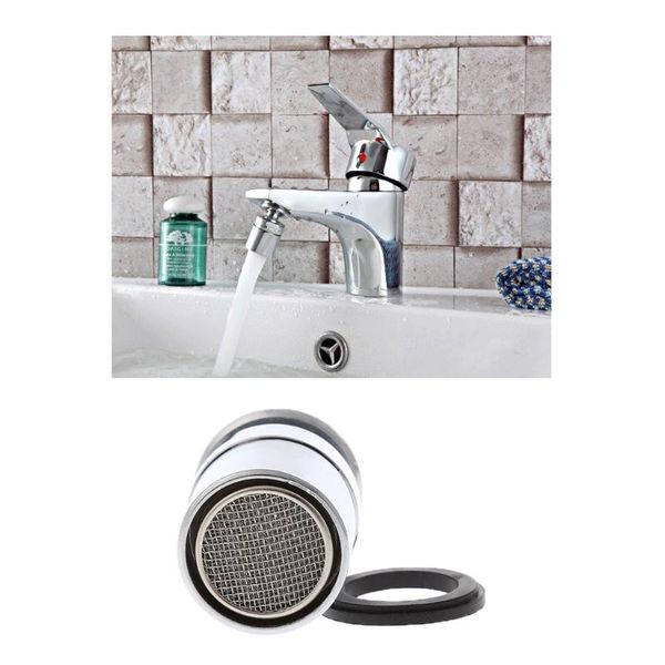

kitchen faucets chromed 24mm brass adjustable swivel water saving tap nozzle spout aerator m24 male f2tb