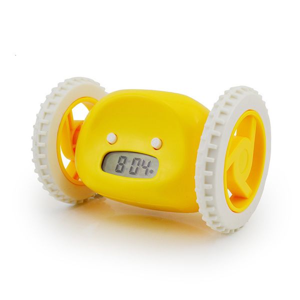 

creative digital led lazy running silent alarm clock creative gift