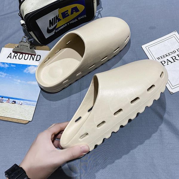 

sandals 2021 summer for women men breathable beach shoes fashion garden clog aqua trekking wading size 35-45, Black