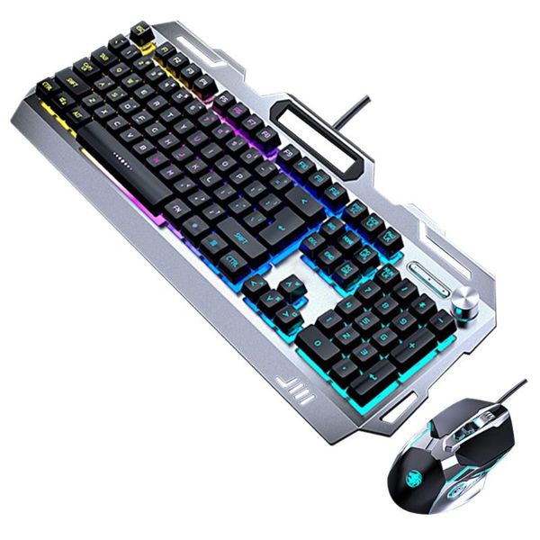 

v2, usb wired gaming mouse and keyboard set, real manipulator feel, 8000dpi, backlight, ergonomic, used for entertainment combos