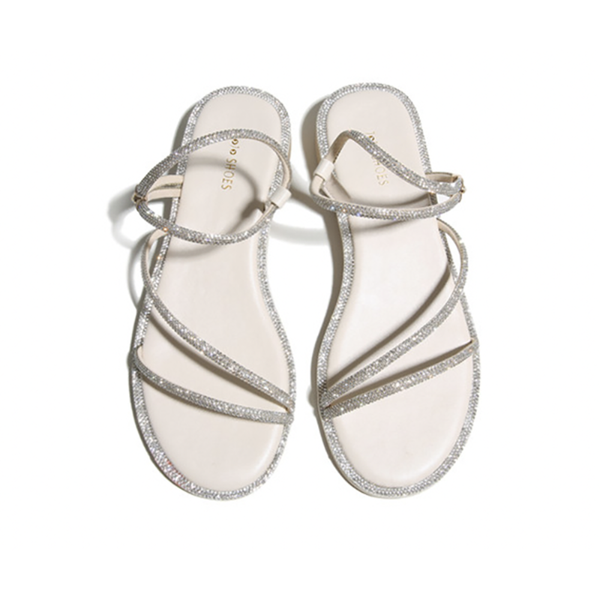 

sandals toe women summer fashion outdoor beach flat comfortable for bare foot open, Black