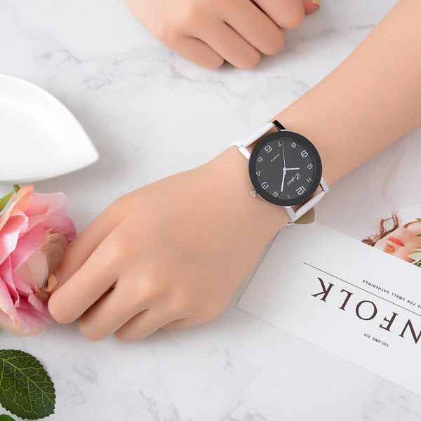 

wristwatches lvpai women's casual quartz leather band watch analog wrist 2021 women watches luxury bracelet ladies jewelry, Slivery;brown