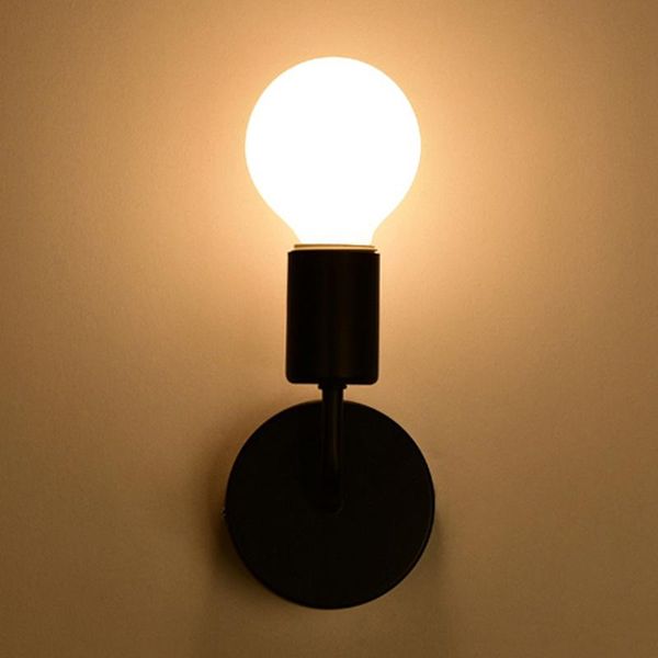 

wall lamp led light wandlamp metal iron vintage bedroom bathroom mirror industrial decor applique murale luminaire