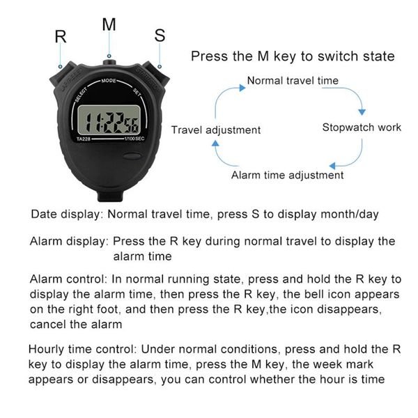 

timers digital timer handheld chronograph for sports fitness coaches