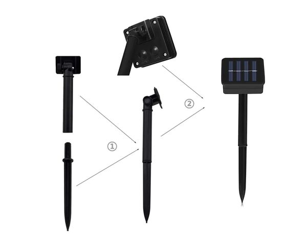 

5m 20 led solar string light for xmas party - white