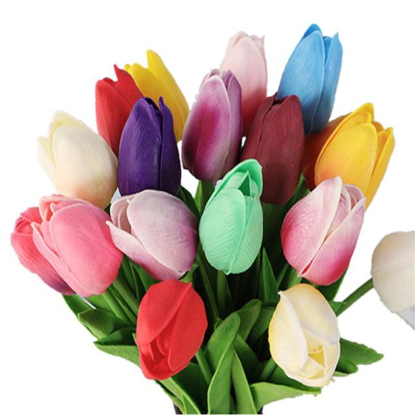 

decorative flowers & wreaths 5pcs simulation tulip fake flower floor living room decoration art plastic dried wedding