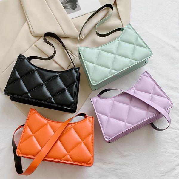 

evening bags 2021 shopping bag retro casual lady underarm handbag stone pattern shoulder female leather solid color chain