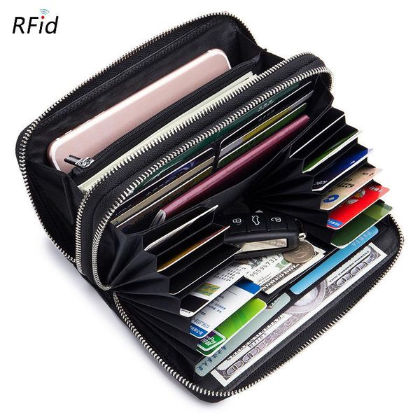 

wallets wave patent genuine leather handy clutch lady purse zipper long wallet women purses cartera mujer women's card holder, Red;black