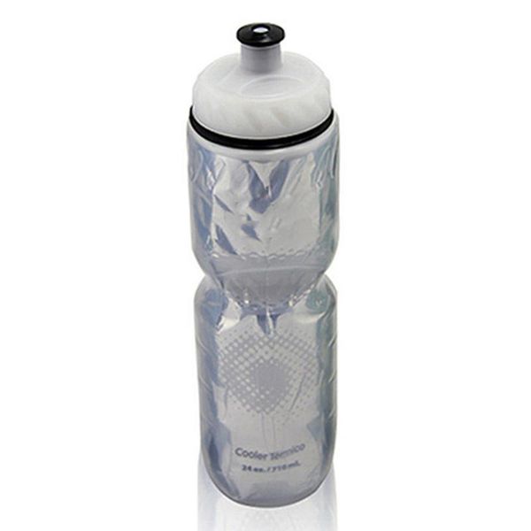 

water bottles & cages 710ml dual layer insulated bottle outdoor sports - silver