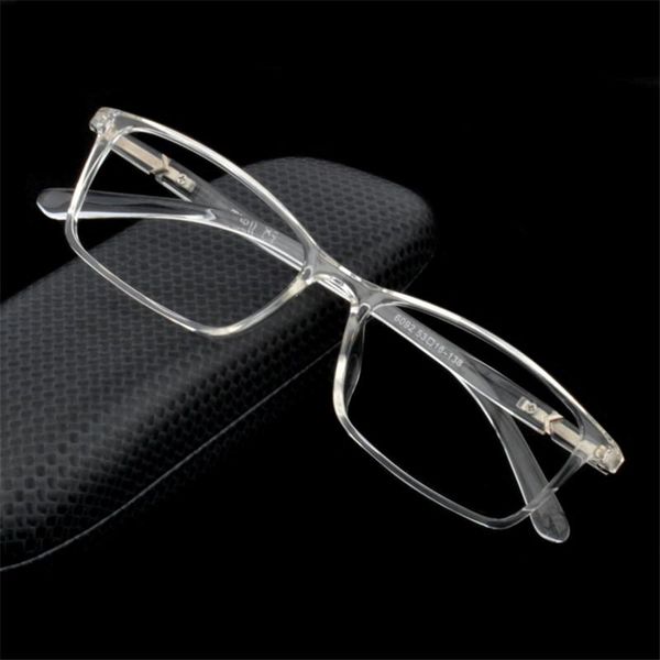 

fashion sunglasses frames evove transparent glasses men women tr90 eyeglasses man woman's spectacles prescription myopia pochromic prog, Black