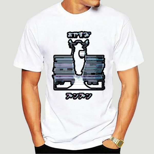 

men's t-shirts swag t shirt men slim fit glitch oyasumi punpun black father day tees funny cotton youth hip hop tshirt 6199x, White;black