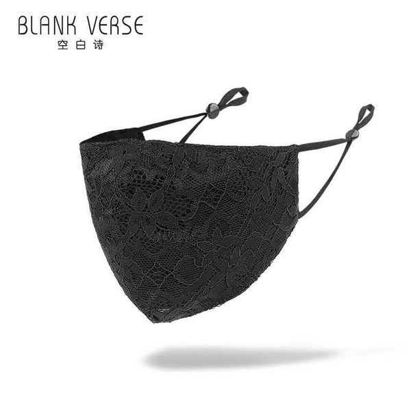 

mask personalized mesh gauze dustproof breathable black lace washable