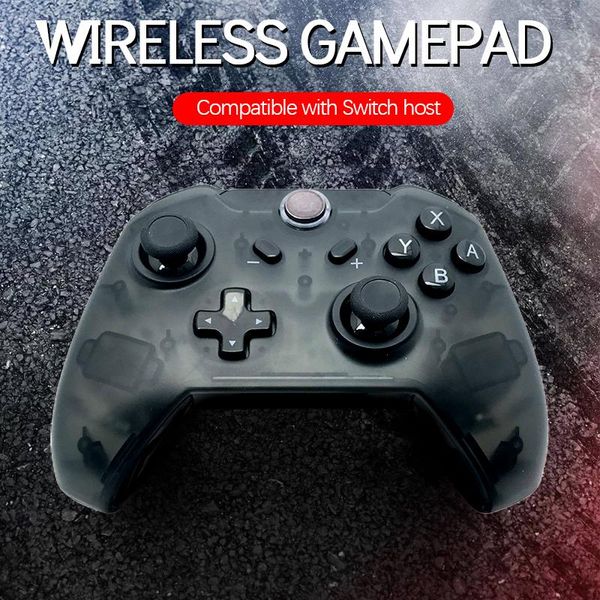 

game controllers & joysticks 2.4ghz wireless bt gamepad for switch type-c charging controller transparent gaming grip n-switch ps3 pc androi