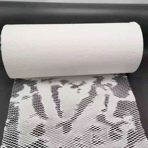 

gift wrap white honeycomb cushion paper biodegradable packaging kraft compostable