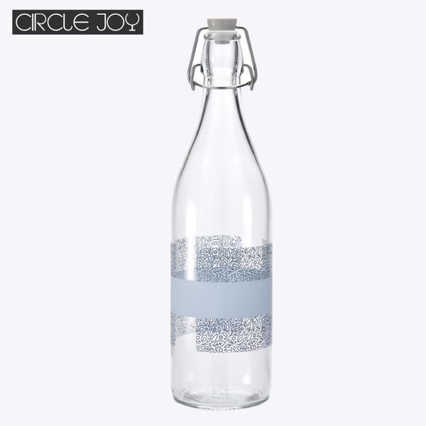 

smart home control circle joy crystal glass european water bottle leak-proof drinkware cup portable fashion sport bottles travel