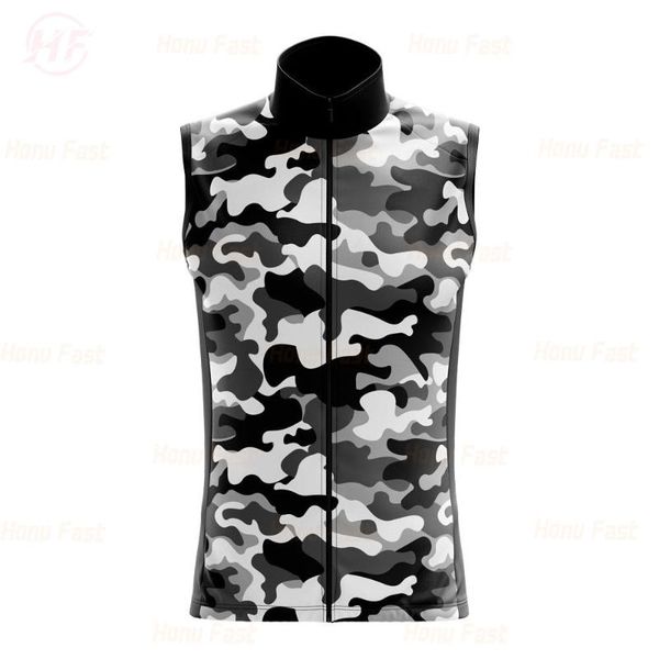 

racing sets pro spanish camouflage cycling vest windser sleeveless breathable lightweight jersey ciclismo 2021, Black;blue