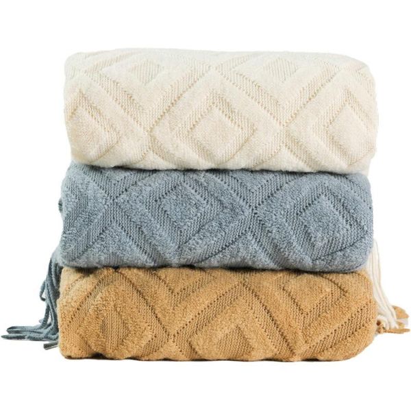 

blankets sofa cover wool knitted blanket office nap jacquard small scarf customized line air conditioning comfortable