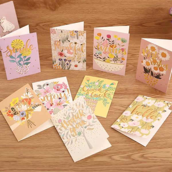 

greeting cards 9pcs birthday wishes kids glitter foil happy gift label