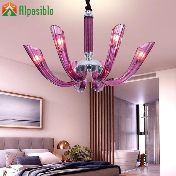 

pendant lamps modern home led chandelier art luxury glass living room ceiling dining lamp bedroom decoration lighting