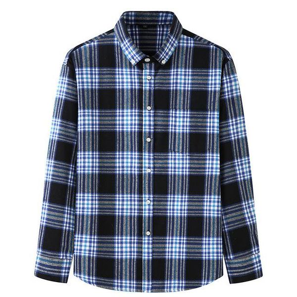 

men's casual shirts oversized 5xl 6xl 8xl 10xl autumn men shirt brand long sleeve plaid high quality, White;black