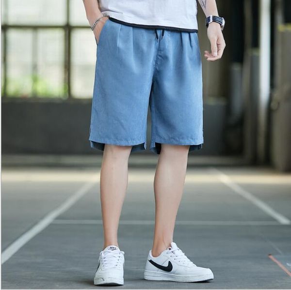 

men's shorts 2021 summer men casual jogging short pants, White;black
